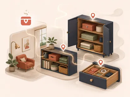 Un hogar organizado como lugares anidados